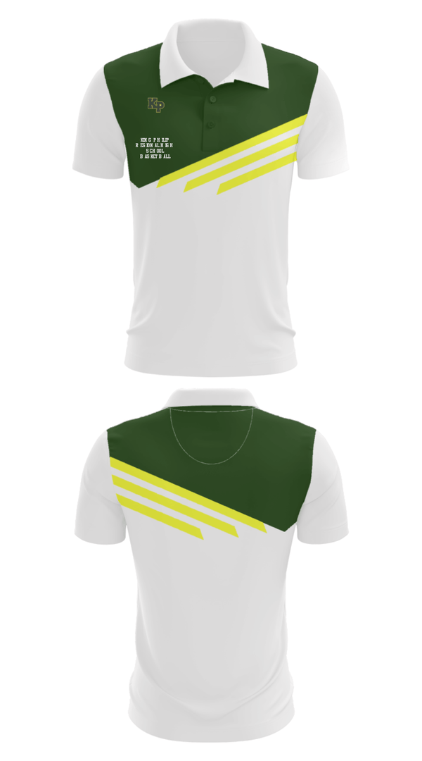 Short Sleeve Performance Polo, King Philip Regional High School Basketball, Women's Basketball, Teamtime, Team time, sublimation, custom sports apparel, team uniforms, spirit wear, spiritwear, sports uniforms, custom shirts, team store, custom team store, fundraiser sports, apparel fundraiser