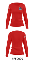 Central Middle School 39275107 Women's Long Sleeve V-neck Shirt - 20