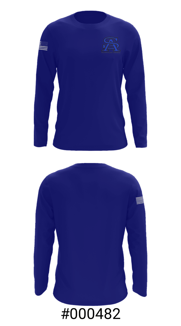 Long Sleeve Performance Shirt, Southampton Academy Basketball, Men's Basketball, Teamtime, Team time, sublimation, custom sports apparel, team uniforms, spirit wear, spiritwear, sports uniforms, custom shirts, team store, custom team store, fundraiser sports, apparel fundraiser