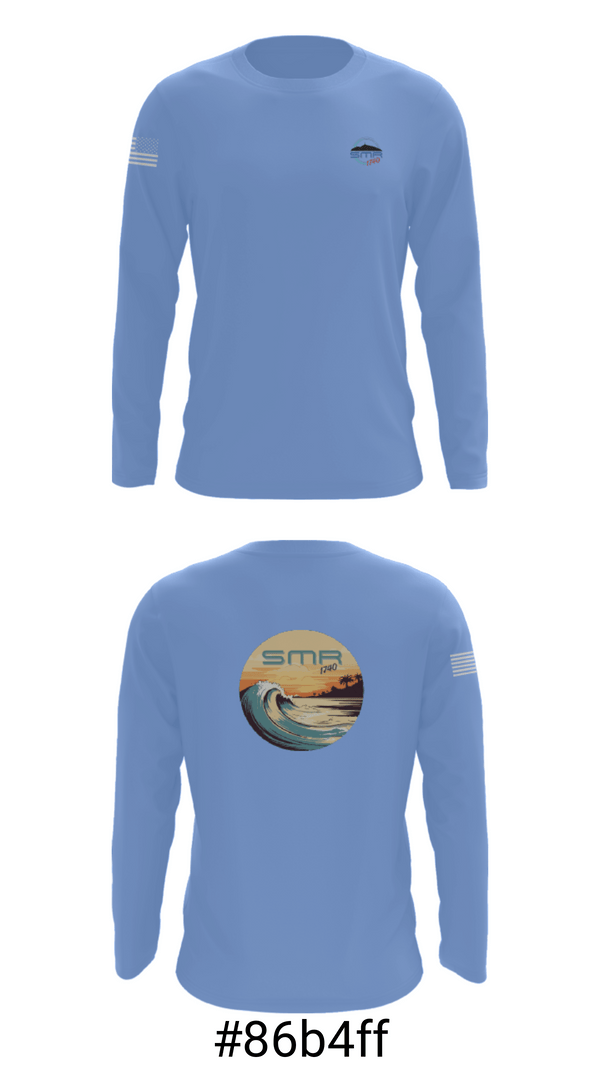Long Sleeve Performance Shirt, SMR -1740, Football, Teamtime, Team time, sublimation, custom sports apparel, team uniforms, spirit wear, spiritwear, sports uniforms, custom shirts, team store, custom team store, fundraiser sports, apparel fundraiser