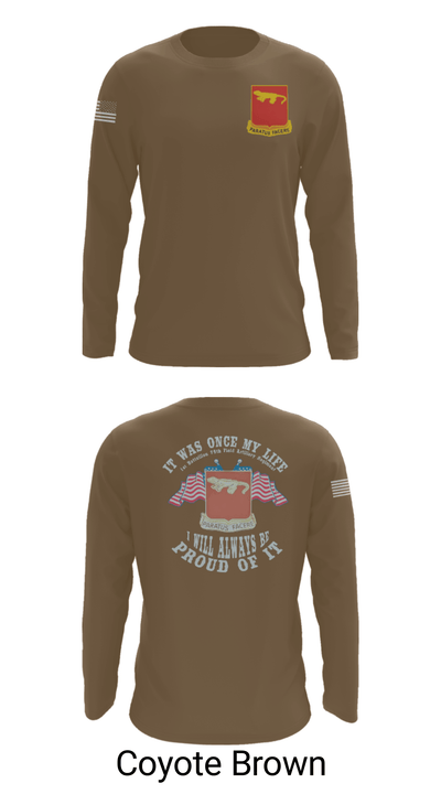 Alpha Battery 1st Battalion 75th Field Artillery 73323132 Long Sleeve Performance Shirt - 11