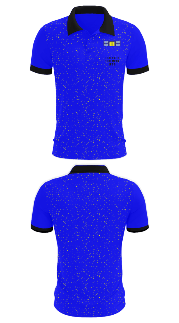 Short Sleeve Performance Polo, High Tech High Media Arts, Spirit Store, Teamtime, Team time, sublimation, custom sports apparel, team uniforms, spirit wear, spiritwear, sports uniforms, custom shirts, team store, custom team store, fundraiser sports, apparel fundraiser