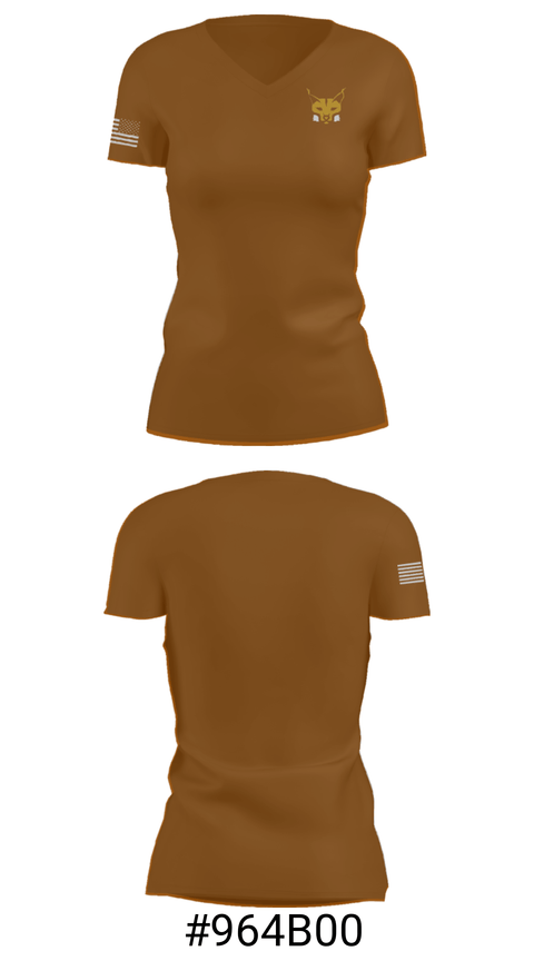 Women's Short Sleeve Vneck Shirt, Gilbert L Sena Charter High School, Spirit Store, Teamtime, Team time, sublimation, custom sports apparel, team uniforms, spirit wear, spiritwear, sports uniforms, custom shirts, team store, custom team store, fundraiser sports, apparel fundraiser