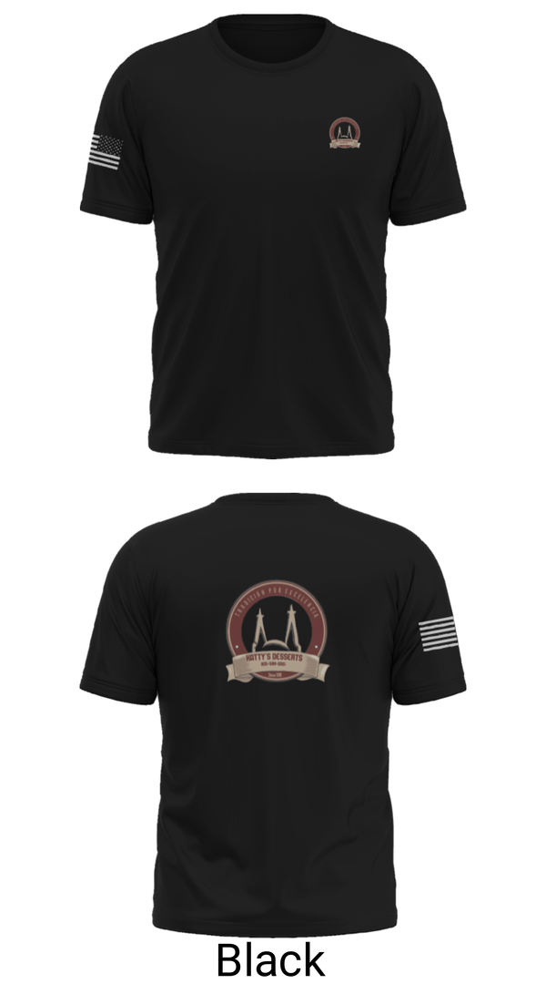 Short Sleeve Performance Shirt, Kattys Desserts, , Teamtime, Team time, sublimation, custom sports apparel, team uniforms, spirit wear, spiritwear, sports uniforms, custom shirts, team store, custom team store, fundraiser sports, apparel fundraiser