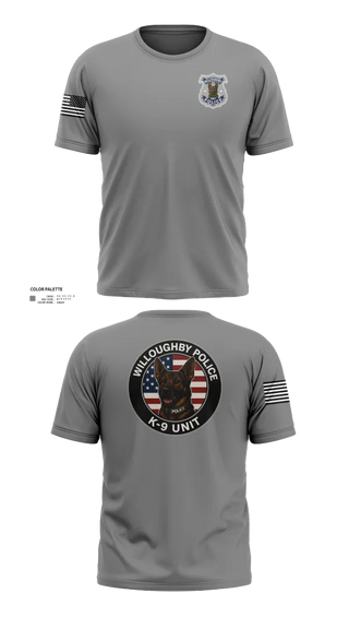 Short Sleeve Performance Shirt, Willoughby Police K9 Unit, Police, Teamtime, Team time, sublimation, custom sports apparel, team uniforms, spirit wear, spiritwear, sports uniforms, custom shirts, team store, custom team store, fundraiser sports, apparel fundraiser