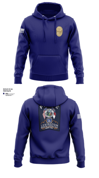 Hoodie, Lexington Police Department, Police, Teamtime, Team time, sublimation, custom sports apparel, team uniforms, spirit wear, spiritwear, sports uniforms, custom shirts, team store, custom team store, fundraiser sports, apparel fundraiser