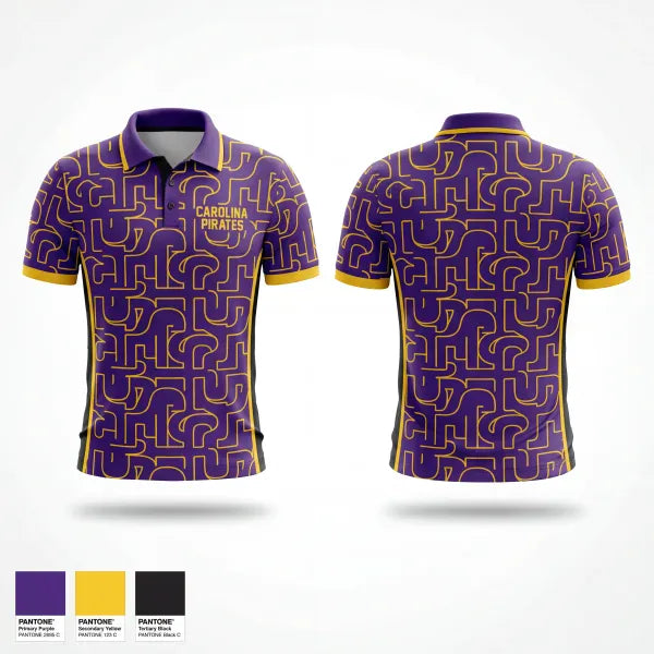 Short Sleeve Performance Polo, Carolina Pirates, Baseball, Teamtime, Team time, sublimation, custom sports apparel, team uniforms, spirit wear, spiritwear, sports uniforms, custom shirts, team store, custom team store, fundraiser sports, apparel fundraiser