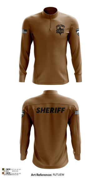 Quarter Zip Jacket, Cassia County Sheriff’s Office, Police, Teamtime, Team time, sublimation, custom sports apparel, team uniforms, spirit wear, spiritwear, sports uniforms, custom shirts, team store, custom team store, fundraiser sports, apparel fundraiser