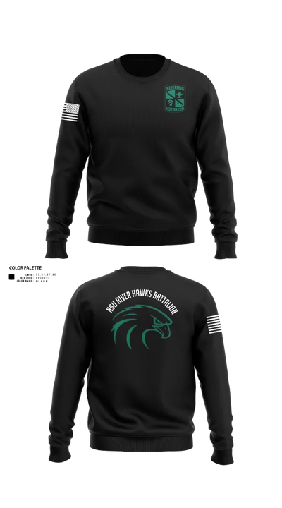 River Hawks 91218666 Crew Neck Sweatshirt - 110