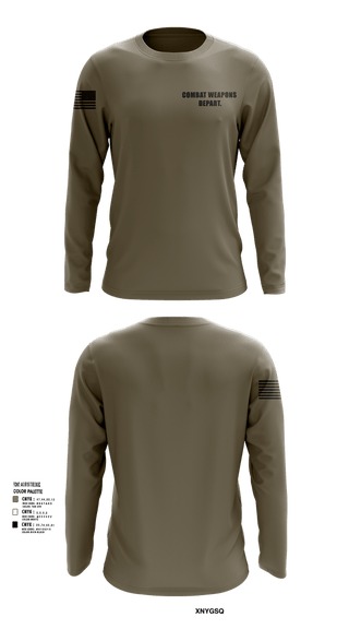 Long Sleeve Performance Shirt, Combat Weapons Depart., , Teamtime, Team time, sublimation, custom sports apparel, team uniforms, spirit wear, spiritwear, sports uniforms, custom shirts, team store, custom team store, fundraiser sports, apparel fundraiser
