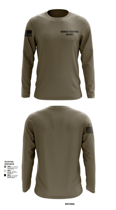 Combat Weapons Depart. 12107174 Long Sleeve Performance Shirt 103