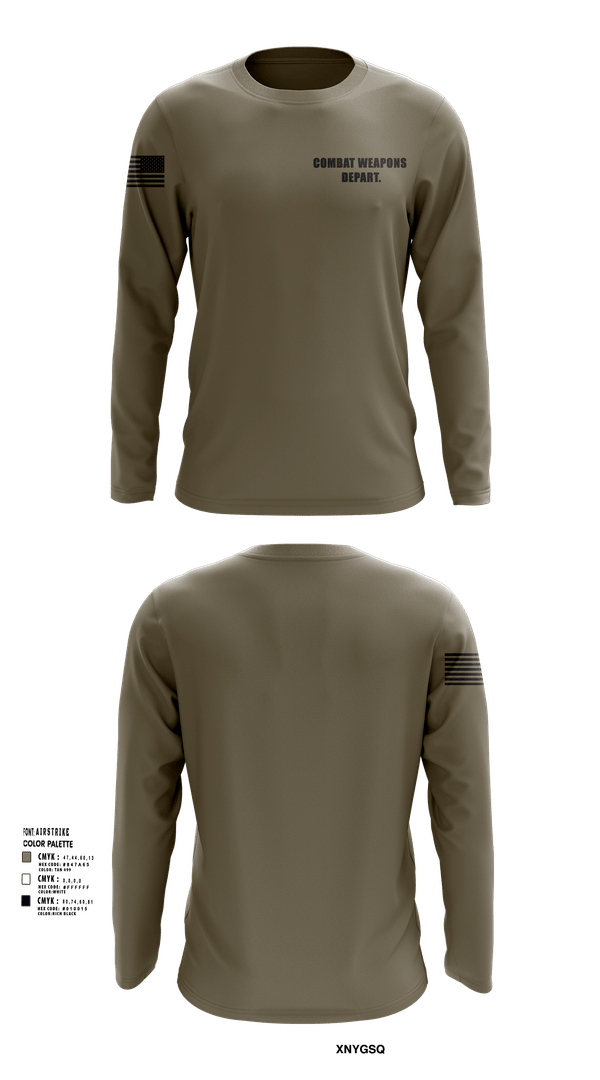 Long Sleeve Performance Shirt, Combat Weapons Depart., , Teamtime, Team time, sublimation, custom sports apparel, team uniforms, spirit wear, spiritwear, sports uniforms, custom shirts, team store, custom team store, fundraiser sports, apparel fundraiser