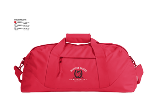 Duffle Bag, Western Oregon University Equestrian, Spirit Store, Teamtime, Team time, sublimation, custom sports apparel, team uniforms, spirit wear, spiritwear, sports uniforms, custom shirts, team store, custom team store, fundraiser sports, apparel fundraiser