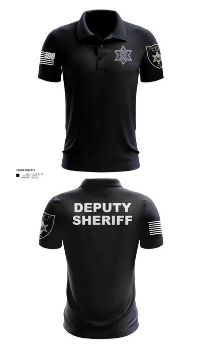 Fayette County Sheriff WV 38752837 Short Sleeve Performance Polo - 231