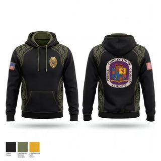 Hoodie, PG County Department of Corrections, Police, Teamtime, Team time, sublimation, custom sports apparel, team uniforms, spirit wear, spiritwear, sports uniforms, custom shirts, team store, custom team store, fundraiser sports, apparel fundraiser