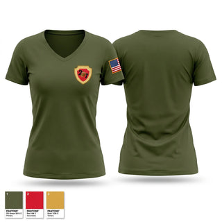 Womens Short Sleeve Vneck Shirt, CLR-27, Marines, Teamtime, Team time, sublimation, custom sports apparel, team uniforms, spirit wear, spiritwear, sports uniforms, custom shirts, team store, custom team store, fundraiser sports, apparel fundraiser