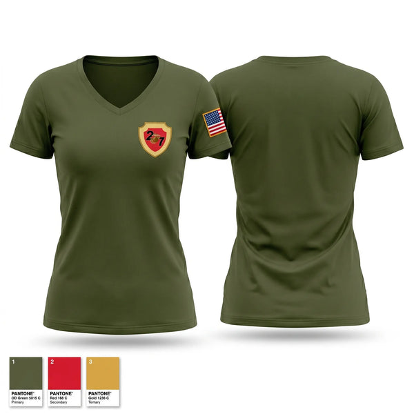Womens Short Sleeve Vneck Shirt, CLR-27, Marines, Teamtime, Team time, sublimation, custom sports apparel, team uniforms, spirit wear, spiritwear, sports uniforms, custom shirts, team store, custom team store, fundraiser sports, apparel fundraiser