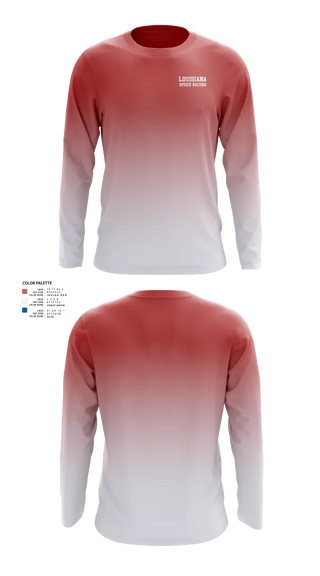 Long Sleeve Performance Shirt, Louisiana Speed Racers, Track & Field, Teamtime, Team time, sublimation, custom sports apparel, team uniforms, spirit wear, spiritwear, sports uniforms, custom shirts, team store, custom team store, fundraiser sports, apparel fundraiser