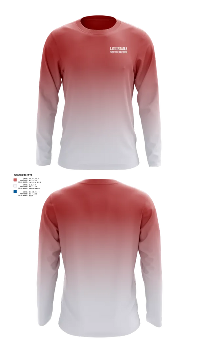 Louisiana Speed Racers 60674314 Long Sleeve Performance Shirt 21