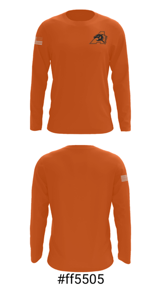 Long Sleeve Performance Shirt, Aledo Youth Football And Cheer Association, Football, Teamtime, Team time, sublimation, custom sports apparel, team uniforms, spirit wear, spiritwear, sports uniforms, custom shirts, team store, custom team store, fundraiser sports, apparel fundraiser