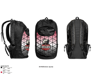 Gear Bag, Dolores Bears, Men's Basketball, Teamtime, Team time, sublimation, custom sports apparel, team uniforms, spirit wear, spiritwear, sports uniforms, custom shirts, team store, custom team store, fundraiser sports, apparel fundraiser