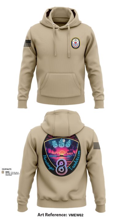 USS Bougainville CPO 89131174 Hoodie - 102