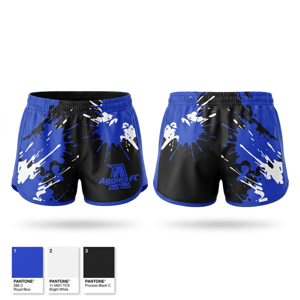 Womens Shorts, Aggies FC, Men's Soccer, Teamtime, Team time, sublimation, custom sports apparel, team uniforms, spirit wear, spiritwear, sports uniforms, custom shirts, team store, custom team store, fundraiser sports, apparel fundraiser