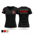 Triangle Fire Department 640386 Women's Short Sleeve V-neck Shirt - 1
