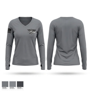 Womens Long Sleeve Vneck Shirt, Lexington Police Department, Police, Teamtime, Team time, sublimation, custom sports apparel, team uniforms, spirit wear, spiritwear, sports uniforms, custom shirts, team store, custom team store, fundraiser sports, apparel fundraiser