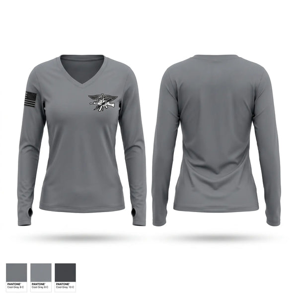 Womens Long Sleeve Vneck Shirt, Lexington Police Department, Police, Teamtime, Team time, sublimation, custom sports apparel, team uniforms, spirit wear, spiritwear, sports uniforms, custom shirts, team store, custom team store, fundraiser sports, apparel fundraiser