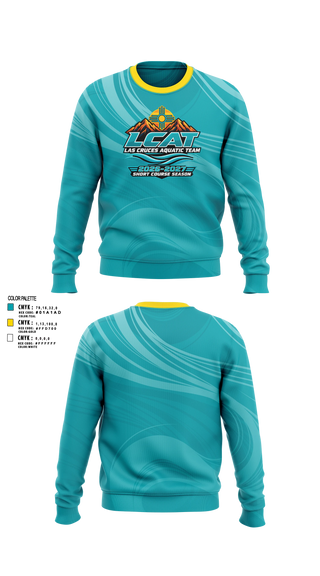 Crew Neck Sweatshirt, Las Cruces Aquatic Team, Swimming, Teamtime, Team time, sublimation, custom sports apparel, team uniforms, spirit wear, spiritwear, sports uniforms, custom shirts, team store, custom team store, fundraiser sports, apparel fundraiser