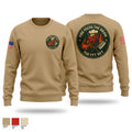 756th QM DET FFT 55894451 Crew Neck Sweatshirt - 1