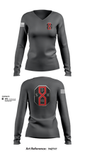 San Dimas Sheriffs Station 85539271 Women's Long Sleeve V-neck Shirt - 102