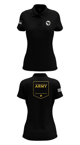 Womens Short Sleeve Performance Polo, Scarng, National Guard, Teamtime, Team time, sublimation, custom sports apparel, team uniforms, spirit wear, spiritwear, sports uniforms, custom shirts, team store, custom team store, fundraiser sports, apparel fundraiser