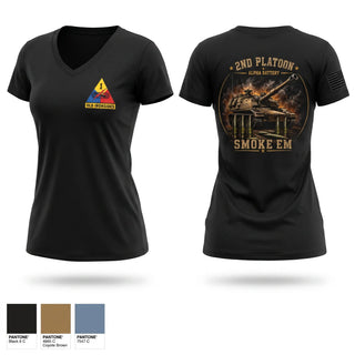 Womens Short Sleeve Vneck Shirt, 4-1 FA, Army, Teamtime, Team time, sublimation, custom sports apparel, team uniforms, spirit wear, spiritwear, sports uniforms, custom shirts, team store, custom team store, fundraiser sports, apparel fundraiser