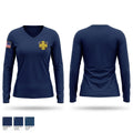 Listie Vol Fire Co Women's Long Sleeve V-neck Shirt - 1