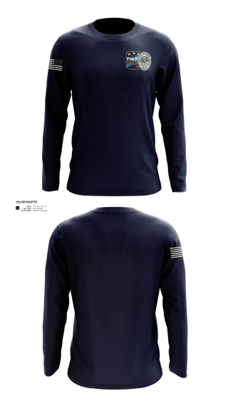 Long Sleeve Performance Shirt, Clayton Police K9 Unit, Police, Teamtime, Team time, sublimation, custom sports apparel, team uniforms, spirit wear, spiritwear, sports uniforms, custom shirts, team store, custom team store, fundraiser sports, apparel fundraiser
