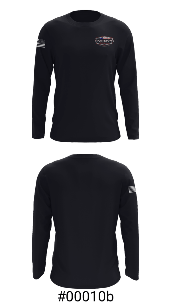 Long Sleeve Performance Shirt, Emery’s Gutter Cleaning, , Teamtime, Team time, sublimation, custom sports apparel, team uniforms, spirit wear, spiritwear, sports uniforms, custom shirts, team store, custom team store, fundraiser sports, apparel fundraiser