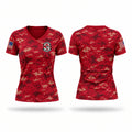 AFJROTC Women's Short Sleeve V-neck Shirt - 1