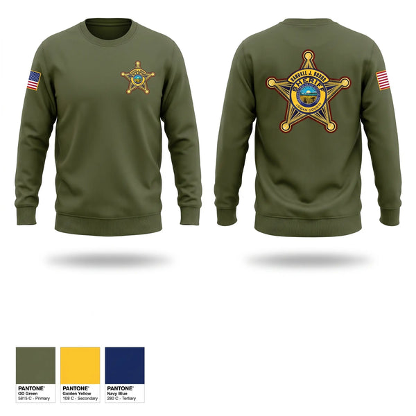 Crew Neck Sweatshirt, LOGAN COUNTY SHERIFFS OFFICE, Police, Teamtime, Team time, sublimation, custom sports apparel, team uniforms, spirit wear, spiritwear, sports uniforms, custom shirts, team store, custom team store, fundraiser sports, apparel fundraiser