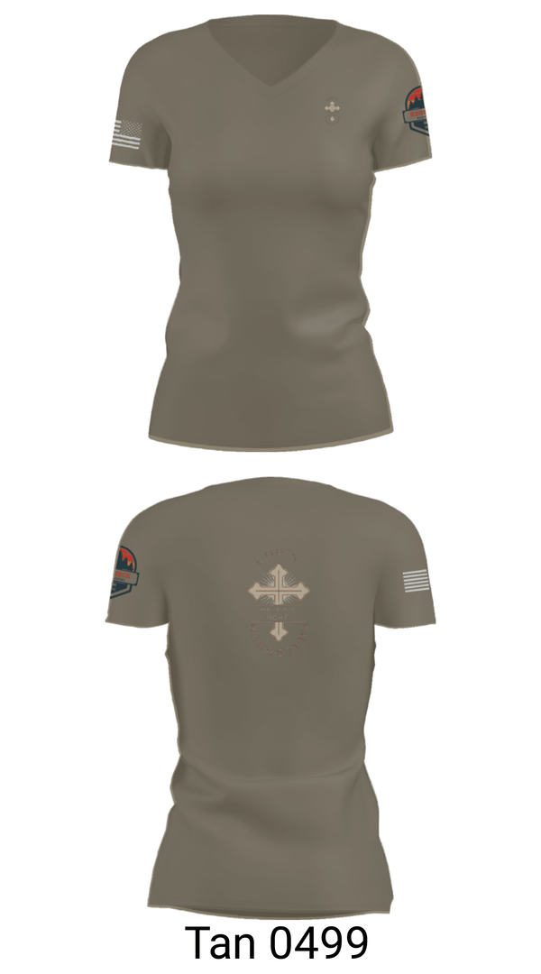 Women's Short Sleeve Vneck Shirt, , Marines, Teamtime, Team time, sublimation, custom sports apparel, team uniforms, spirit wear, spiritwear, sports uniforms, custom shirts, team store, custom team store, fundraiser sports, apparel fundraiser