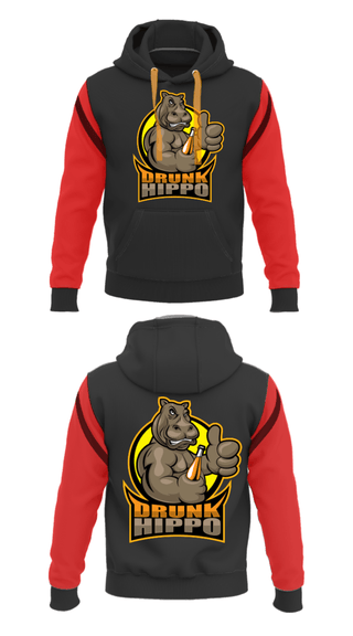Hoodie, Drunk Hippo Racing, , Teamtime, Team time, sublimation, custom sports apparel, team uniforms, spirit wear, spiritwear, sports uniforms, custom shirts, team store, custom team store, fundraiser sports, apparel fundraiser