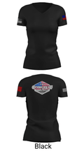 RBJ Concrete 52561308 Women's Short Sleeve V-neck Shirt - 14
