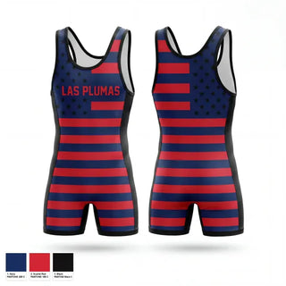 Wrestling Singlet, Las Plumas, Wrestling, Teamtime, Team time, sublimation, custom sports apparel, team uniforms, spirit wear, spiritwear, sports uniforms, custom shirts, team store, custom team store, fundraiser sports, apparel fundraiser