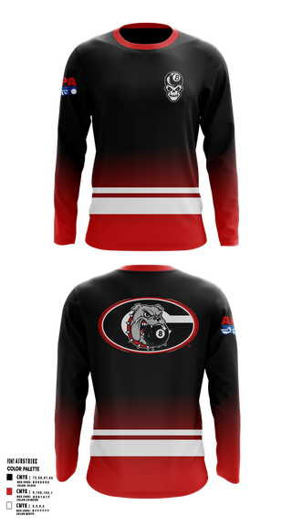 Long Sleeve Performance Shirt, Georgia’s Bulldogs, Spirit Store, Teamtime, Team time, sublimation, custom sports apparel, team uniforms, spirit wear, spiritwear, sports uniforms, custom shirts, team store, custom team store, fundraiser sports, apparel fundraiser