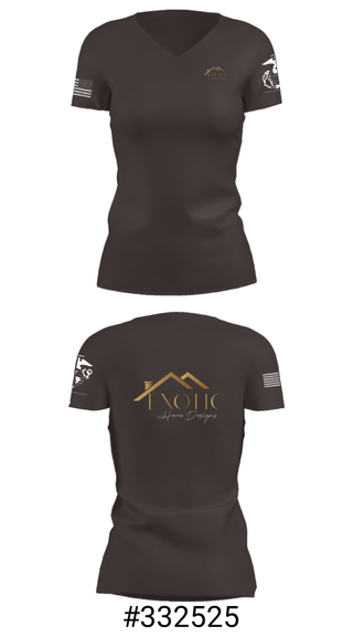 Women's Short Sleeve Vneck Shirt, Exotic home designs, , Teamtime, Team time, sublimation, custom sports apparel, team uniforms, spirit wear, spiritwear, sports uniforms, custom shirts, team store, custom team store, fundraiser sports, apparel fundraiser