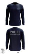 Sacramento Police Marine Unit Long Sleeve Performance Shirt - 5