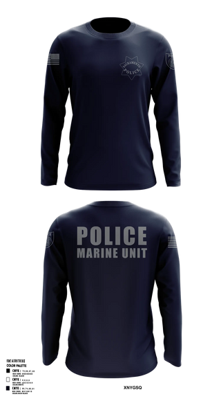 Long Sleeve Performance Shirt, Sacramento Police Marine Unit, Police, Teamtime, Team time, sublimation, custom sports apparel, team uniforms, spirit wear, spiritwear, sports uniforms, custom shirts, team store, custom team store, fundraiser sports, apparel fundraiser