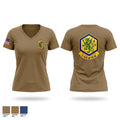 314th CBRN COMPANY Women's Short Sleeve V-neck Shirt - 1