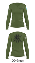 380th Security Police Squadron 85446587 Women's Long Sleeve V-neck Shirt - 57
